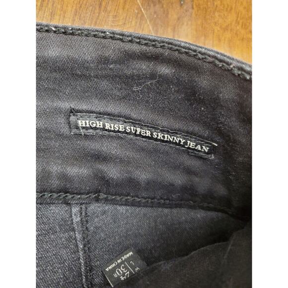 Women's Abercrombie & Fitch High Rise Super Skinny Jeans Button Fly | Size 24 - Picture 7 of 9